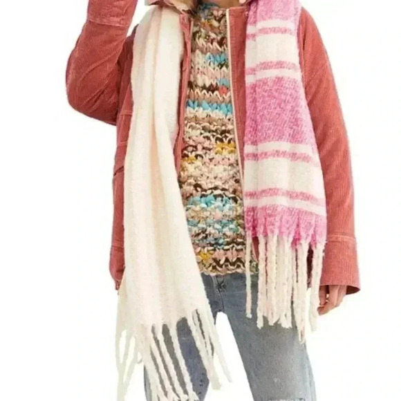 Free People Gemini Plaid Blanket Scarf - Picture 2 of 2